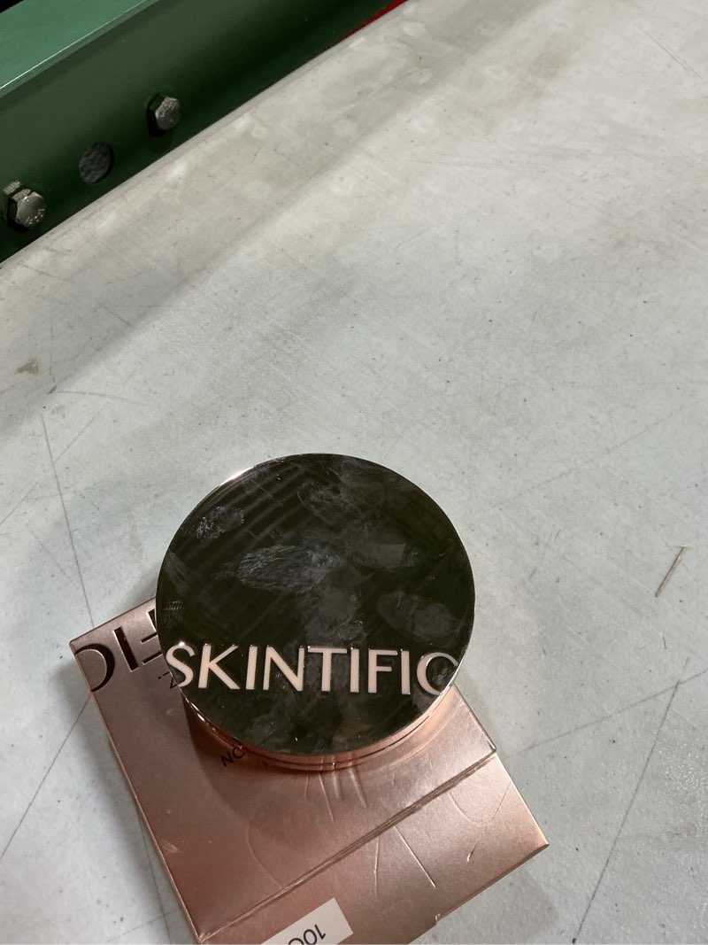 Condition photo showing As Is for Full Coverage Cushion Foundation, Weightless, Skin Fit, Satin Glow Finish, Oil-Control Waterproof Foundation, Sweatproof Flawless BB Cream CC Korean Makeup,Tattoo Cover Up, Buildable(#10C Shell)