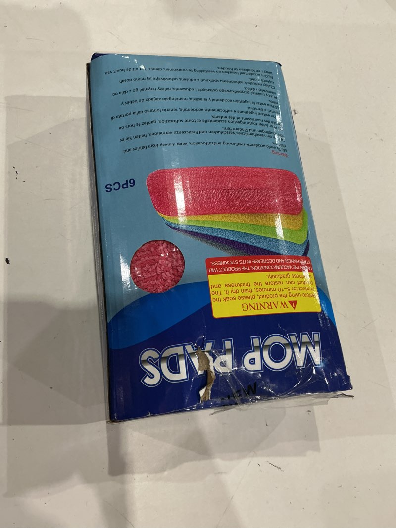 Condition photo showing Good Condition for exego 6 count reusable microfiber mop pads for swiffer powermop - power mop pads refills for 13 ''-15 '' spray mop, hard wood floor mop pads refills machine washable for multi-surface floor cleaning