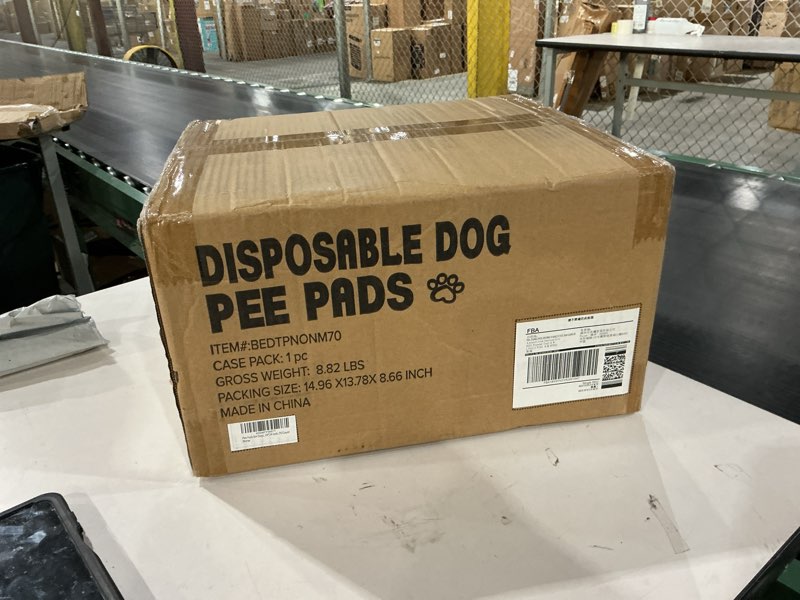 Condition photo showing New/Like New for Wee Wee Pads for Dogs, Premium Puppy Pads with 6-Layer Leak-Proof Design, Disposable and Safe Dog Pee Pads, Large (24x36, Holds 9 Cups), 30 Count 24"*36"-30ct