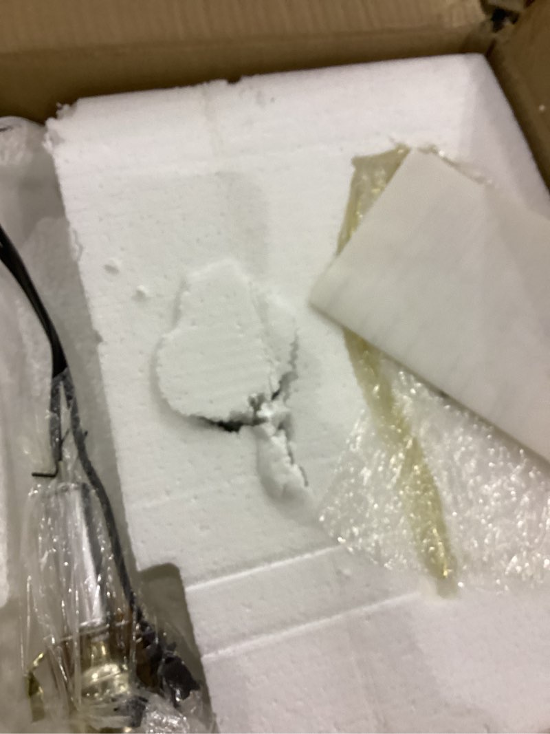 Ore International K-4259-T2 Just Dazzle Table Lamp, 27.75-Inch Height, Blue/Silver