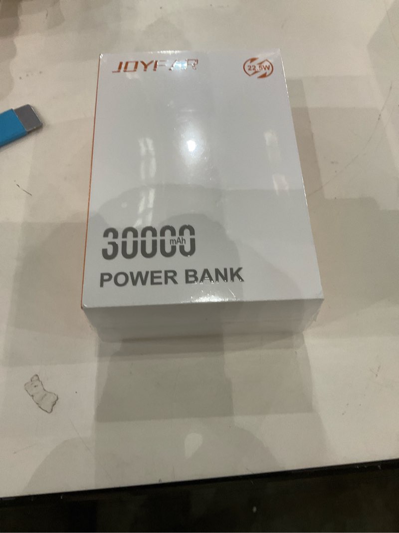 Condition photo showing New/Like New for Portable-Charger-Power-Bank Travel Essentials Battery Pack USB C 30000mAh Built in Cable 22.5W Phone Fast Charging Powerbank Compatible with iPhone 16 15 14 13 12 11 iPad Samsung Google Xiaomi A-Gray