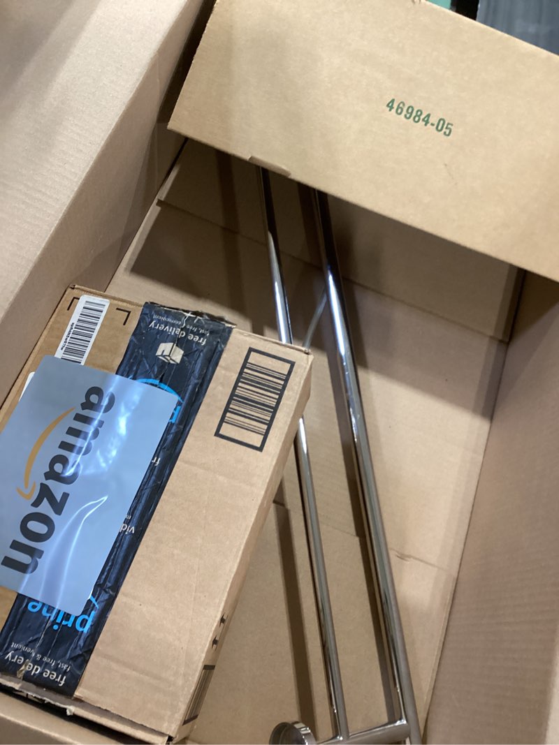 Condition photo showing Good Condition for jqk bathroom hardware towel bar set, 5-piece bath accessories set polished chrome wall mount includes 24 in towel bar, 9 in ht bar, tp holder, towel hook x 2, bas105-ch 5-piece chrome