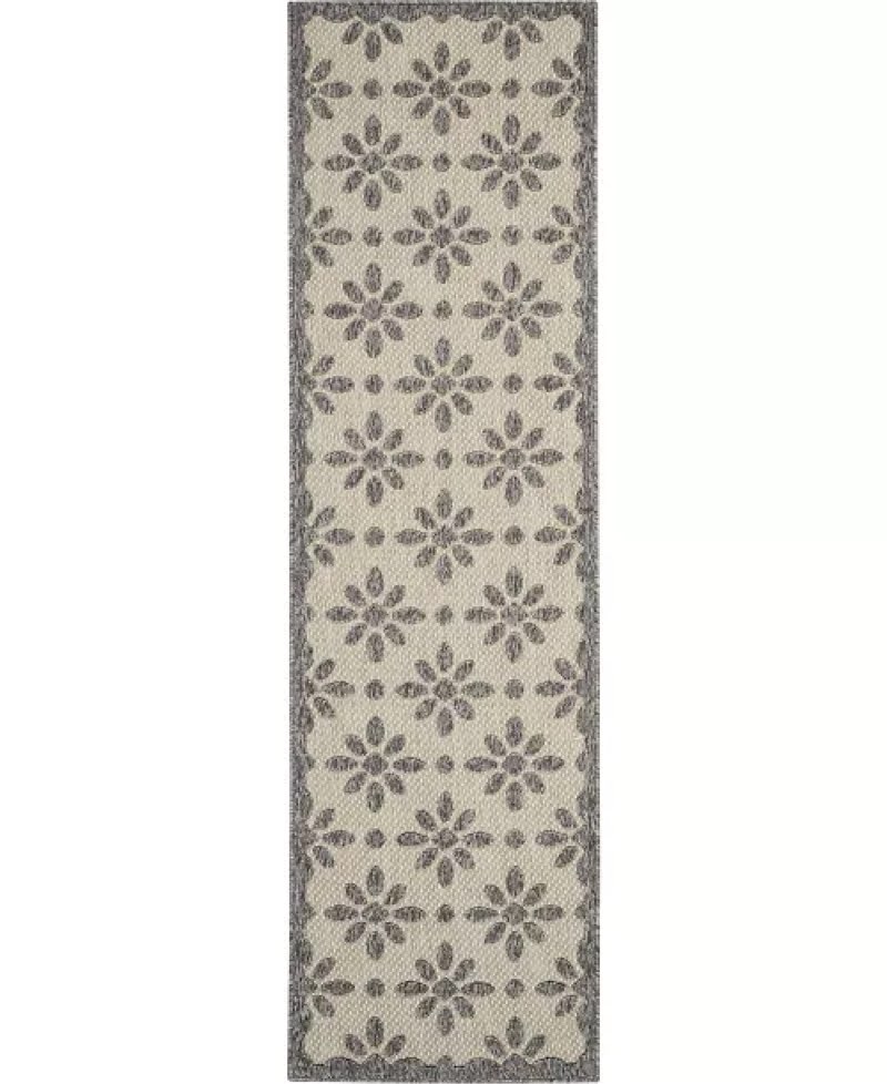 Cozumel CZM03 Cream 2'2" x 10' Runner Rug
