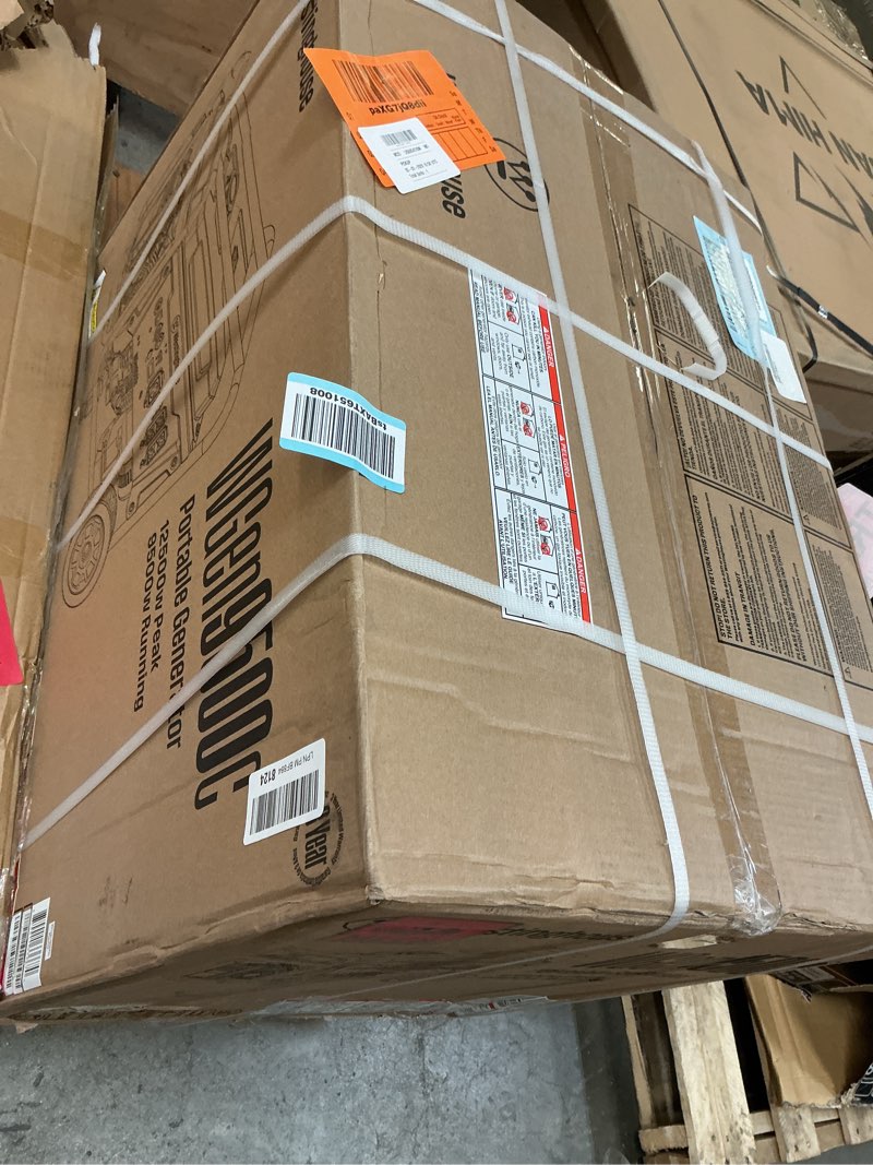 Condition photo showing New/Like New for Westinghouse 12500 Peak Watt Home Backup Portable Generator, Remote Electric Start with Auto Choke, Transfer Switch Ready, Gas Powered, CO Sensor 12500 Watts - Gas Only