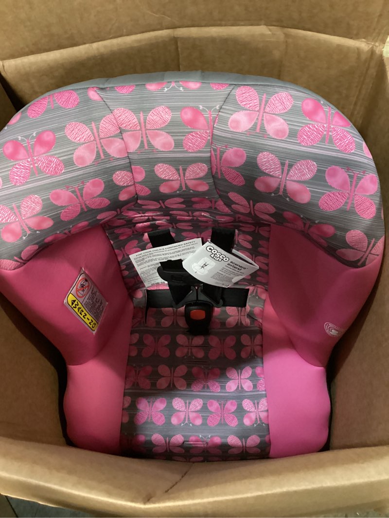 Condition photo showing Good Condition for cosco kids scenera extend infant & toddler convertible car seat, pink butterfly