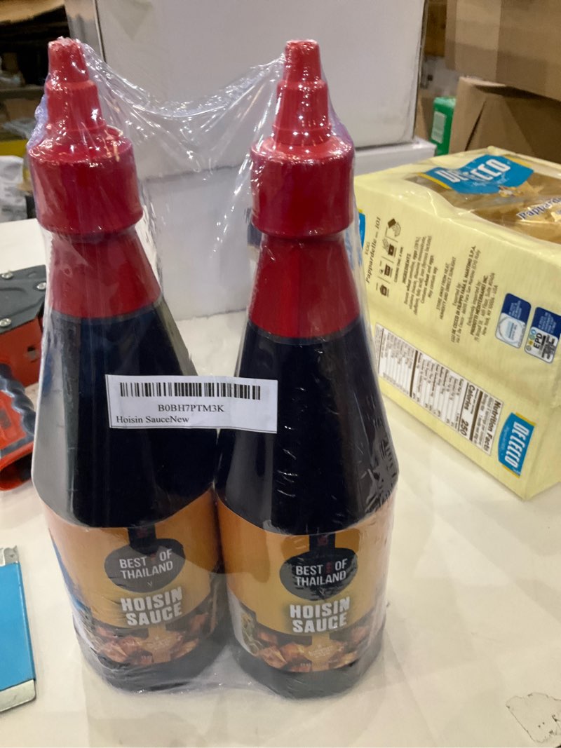 Condition photo showing New/Like New for Best Of Thailand Hoisin Sauce | Real Authentic Asian Brewed Sauces for Cooking & Meal Dressings | No MSG, Certified Kosher & Fat-Free | 2 Pack - Each 23.65 Fl Oz