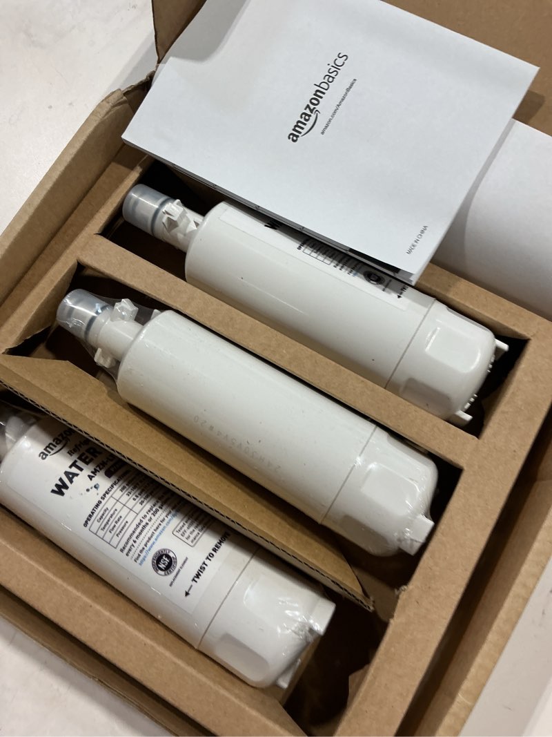 Condition photo showing Good Condition for amazon basics replacement lg lt700p refrigerator water filter cartridge, nsf certified, easy install, leak-proof, 3-pack