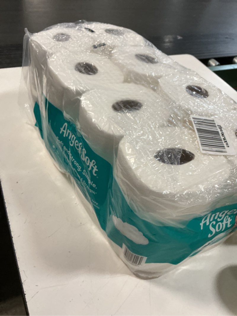 Condition photo showing New/Like New for angel soft toilet paper, 16 mega rolls = 64 regular rolls, soft and strong toilet tissue mega 320 sheet (pack of 16)