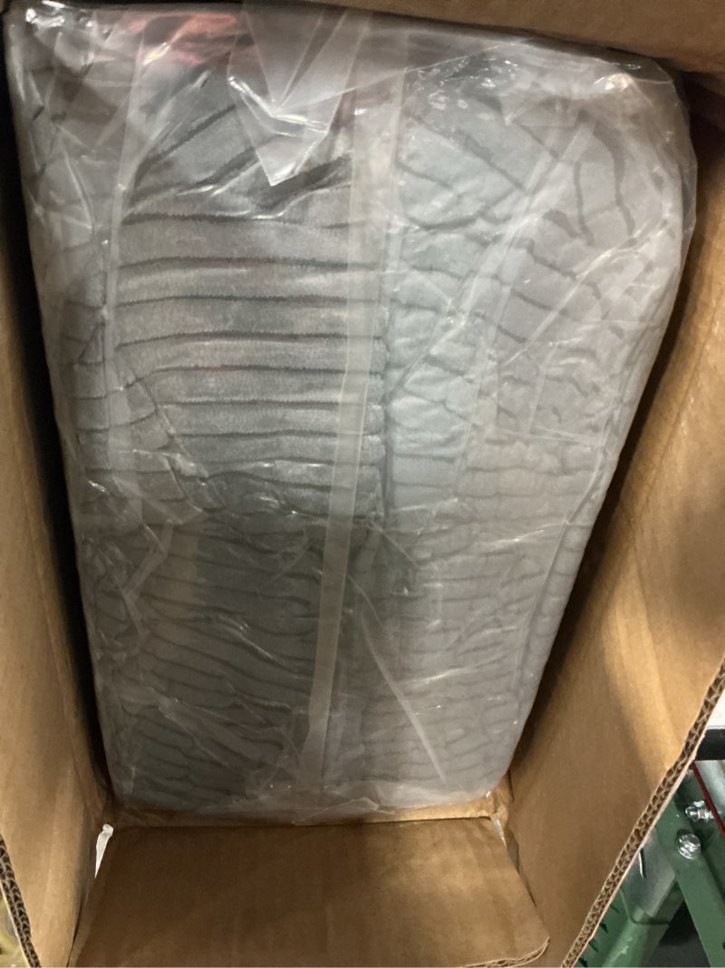 Condition photo showing New/Like New for MAXYOYO 3 in 1 Kids Bean Bag Chair Bed, Convertible Chair Folds from Bean Bag to Lounger, Child Floor Sofa for Gaming, Reading, Floor Mattress with High-Density Foam Filling 50"x35" Charcoal