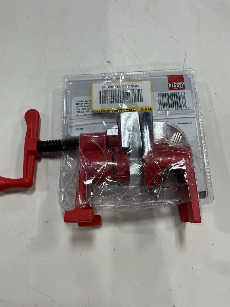 Condition photo showing As Is for bessey 2.13 in. d h pipe clamp 1 pk
