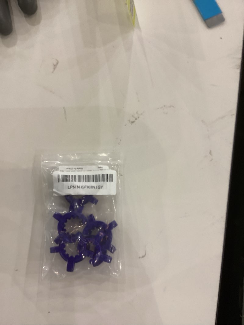 Condition photo showing New/Like New for 5 PCS 19mm Lab Joint Clips - Lab Keck Clamps Joint Lab Accessory for Glass Standard Conical Interface Clip Ground Glass Joint - Blue