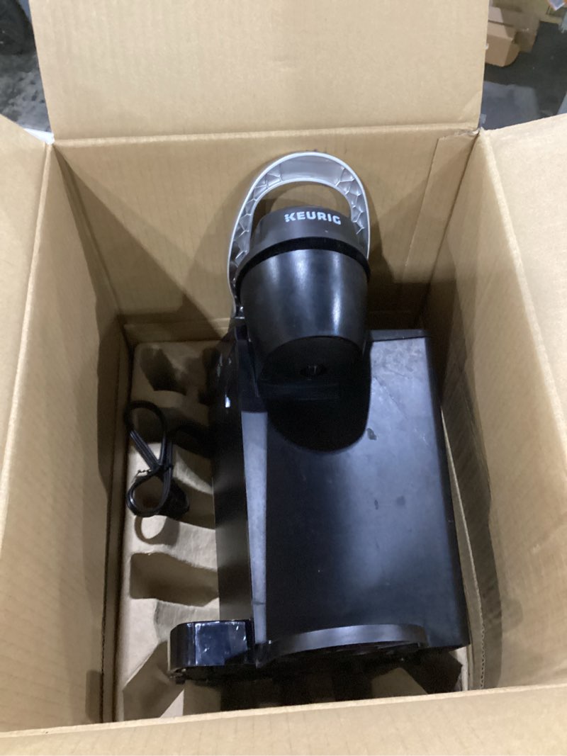 Condition photo showing As Is for Keurig K-Classic Single Serve K-Cup Pod Coffee Maker, with 3 Brew Sizes, 48oz Removable Reservoir, Black