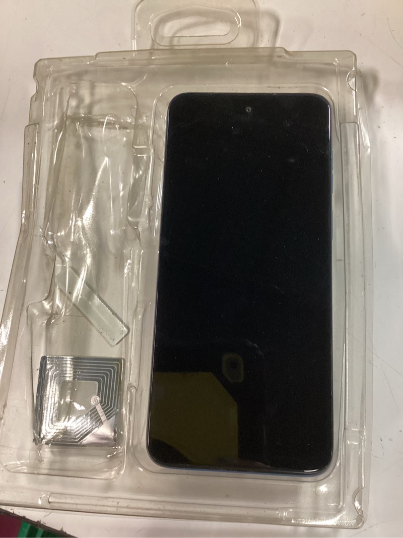 Condition photo showing As Is for walmart family mobile moto g play 2024, 64gb, 4g, blue - prepaid smartphone [locked to walmart family mobile].    *** working condition verified. no network or connectivity tests were performed. bidder be advised ***