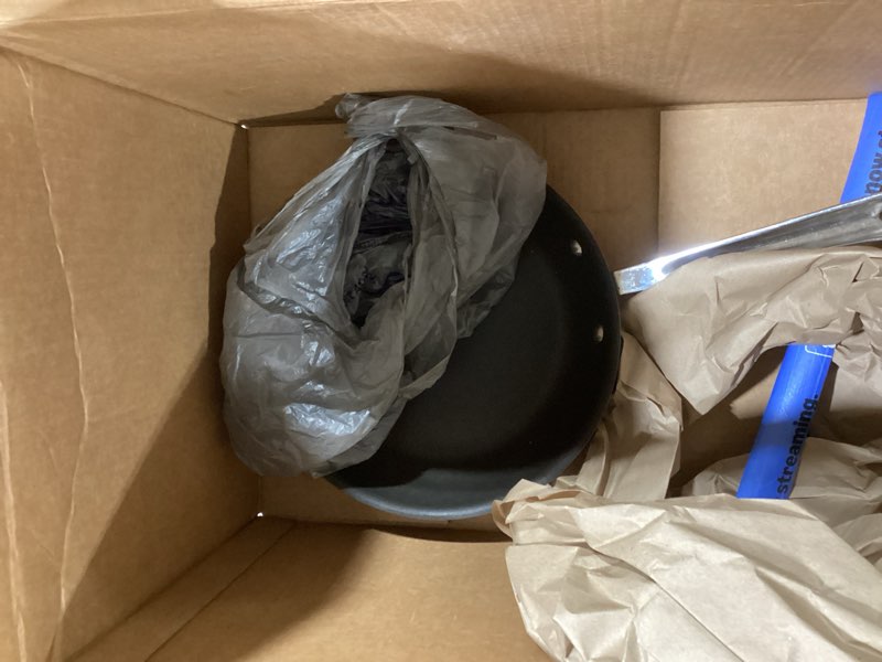 Condition photo showing Good Condition for All-Clad D5 10 Inch Brushed Stainless Steel Pro Non Stick Frying pan, 5-Ply Stainless Steel Pan, Induction, Oven Broiler Safe 500F, Pancake Egg Pan, Skillet, Professional Cookware, Silver 10-inch Brushed Pro Nonstick