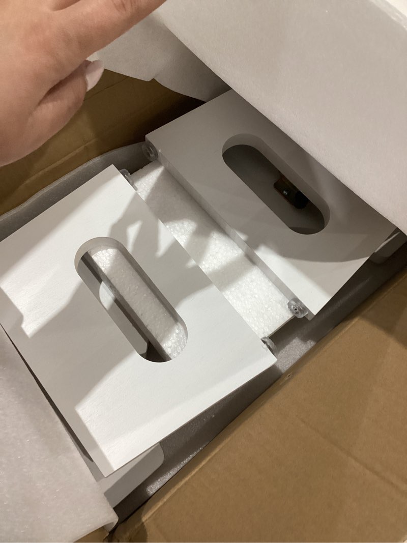 Condition photo showing Good Condition for Foldable Toilet Stool, 7 Inches Bamboo Toilet Stool Squat for Adults, Collapsible Poop Stool for Bathroom, Potty Step Stool with Non-Slip Strip (White)