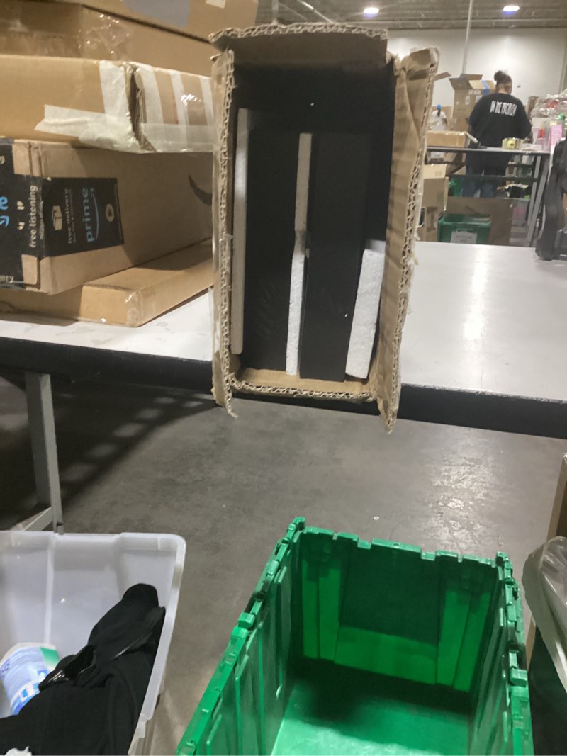 Condition photo showing As Is for vivelove 24/36/48/16 inch floating shelves for wall, 12 deep shelves for room wall mounted, 2" thick floating shelf for living room bedroom bathroom kitchen laundry room, set of 2 white white 16”wx12”dx2”h,set of 2