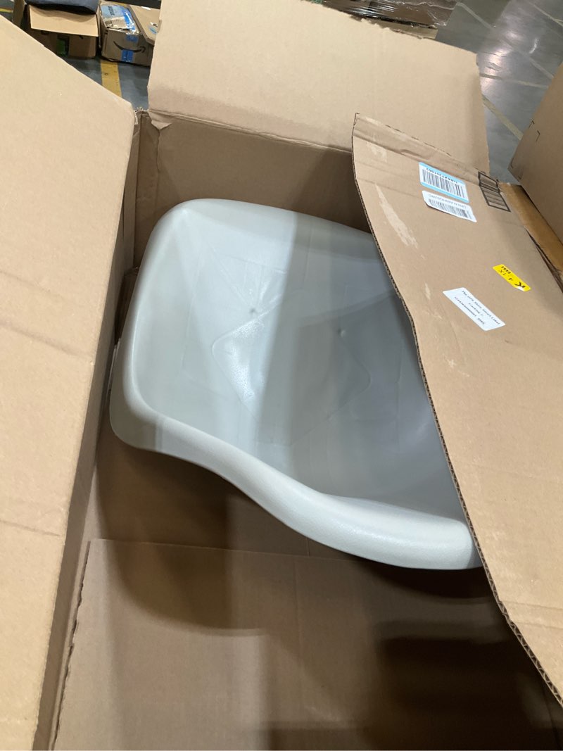 Condition photo showing Good Condition for attwood 98390gy molded bucket seat, 1-piece molded plastic, with mounting screws, gray, 18 inches w x 21 inches d x 16 inches h