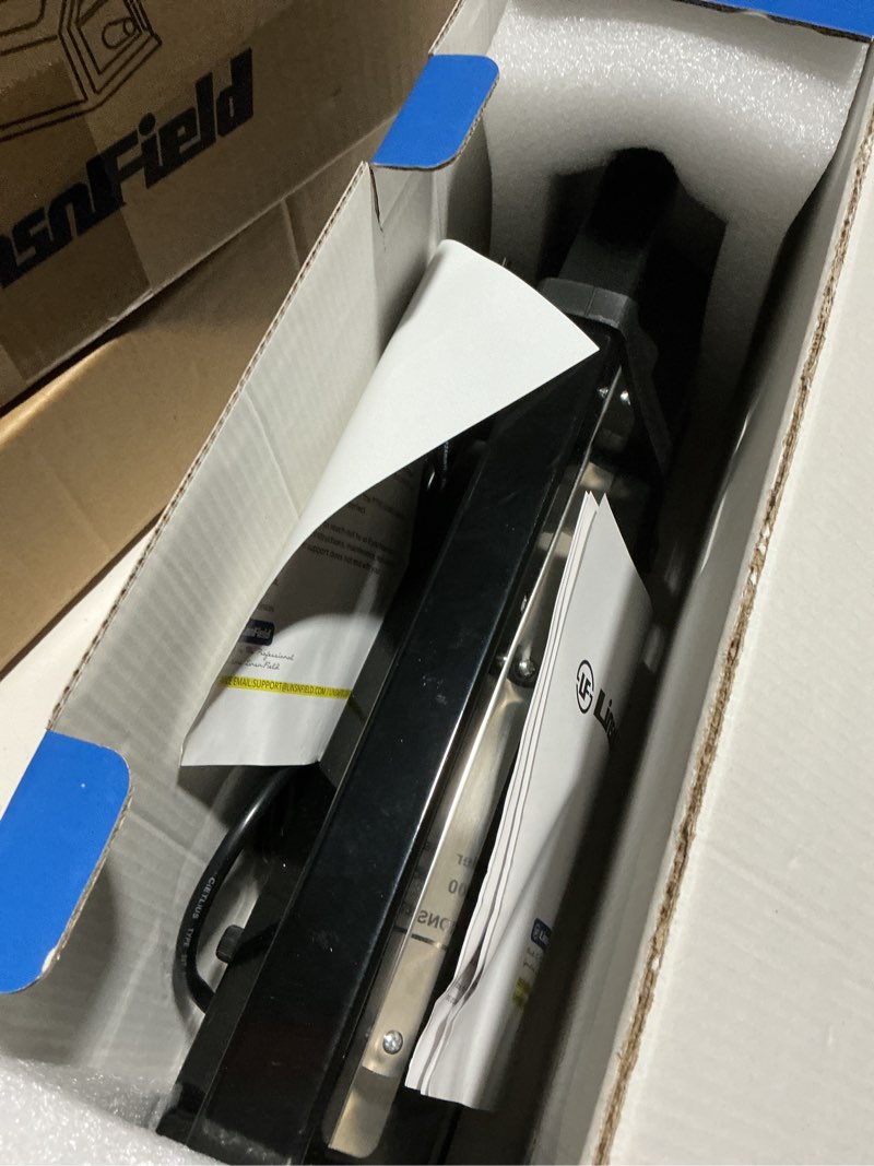 Condition photo showing Good Condition for LinsnField Sealer Pro, Patented 12inch Impulse Heat Bag Sealer, 7mm Sealing Width Poly Bag Seal Machine, 2 Replacement Kits 1 Extra Fuse Included, Black 12inch-7mm Sealing Width METALLIC BLACK