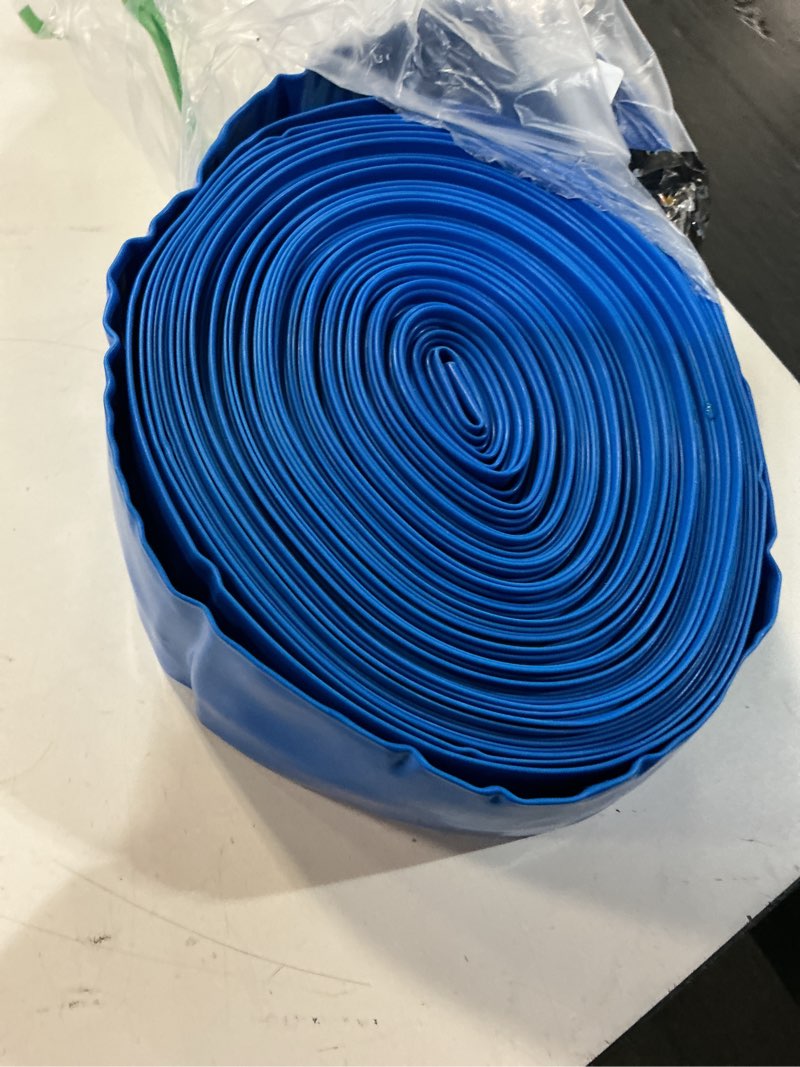 Condition photo showing Good Condition for swimline hydrotools 8703 economy kink-free pvc backwash hose 25' x 1.5\" for swimming pools | pool hose | heavy duty | chemical resistant | versatile | kink free | lay flat | uv resistant | drain hose