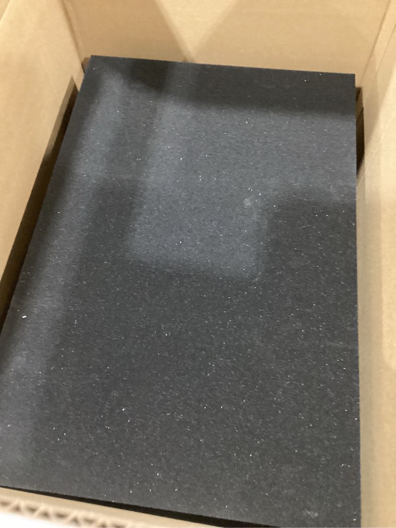 Condition photo showing Good Condition for ToLanbbt Polyurethane Foam Sheets, 3P 18 x 12 x 2 Inch Cuttable Tool Box Case Foam Inserts Paddings, Black Cushion Packing Pads for Case Toolbox Game Box Craft Camera Storage 18 x 12 x 2 IN 3