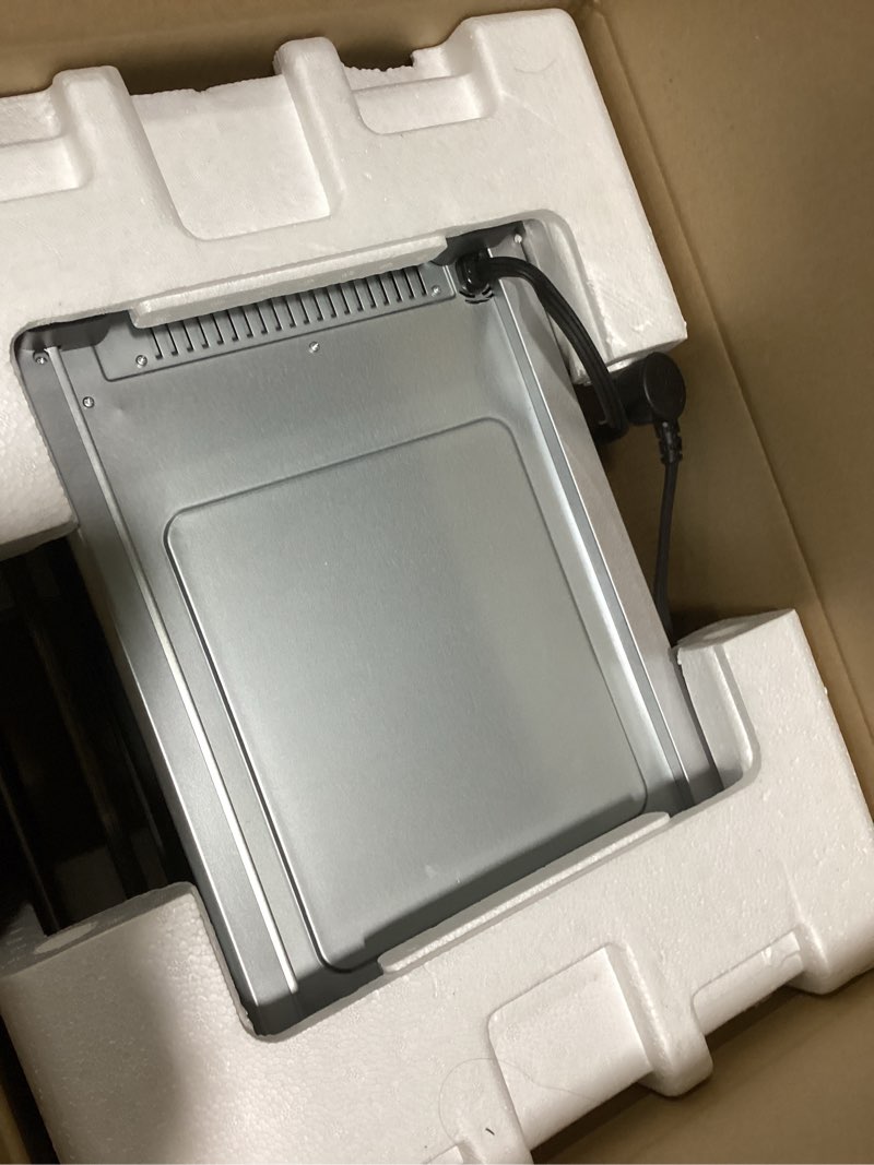 Condition photo showing As Is for breville bov650xl compact smart oven and countertop toaster, small, brushed stainless steel
