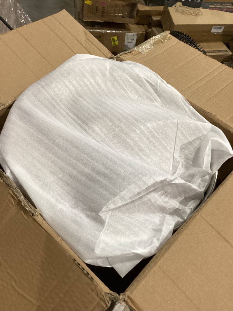 Condition photo showing New/Like New for 35 Lbs Stainless Steel Dog Food Storage Container with Airtight Wooden Lid & Ceramic Bone Handle, Large Metal Dog Food Bin, Pet Treat Jars for Dogs & Cats, Keep Fresh, Easy to Clean 35 lbs - 1pk