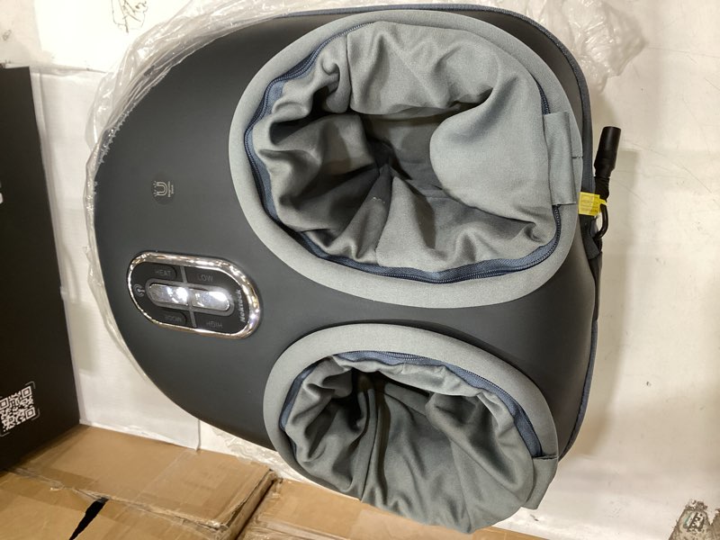 Condition photo showing Good Condition for nekteck foot massager with heat: 2026 upgraded remote control shiatsu feet massager for plantar fasciitis, deep kneading therapy air compression massage tools for foot health, gifts for men women large