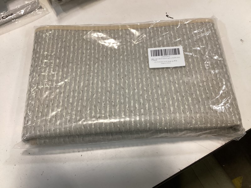 Condition photo showing New/Like New for AMOAMI Kitchen Mats for Floor, Kitchen Rugs Non Slip Machine Washable, Kitchen Runner Rugs Non Skid Super Absorbent Dirt Resist in Front of Sink Standing Mat, 20"x47" Black 1'8" x 3'11" (Rectangular) Black