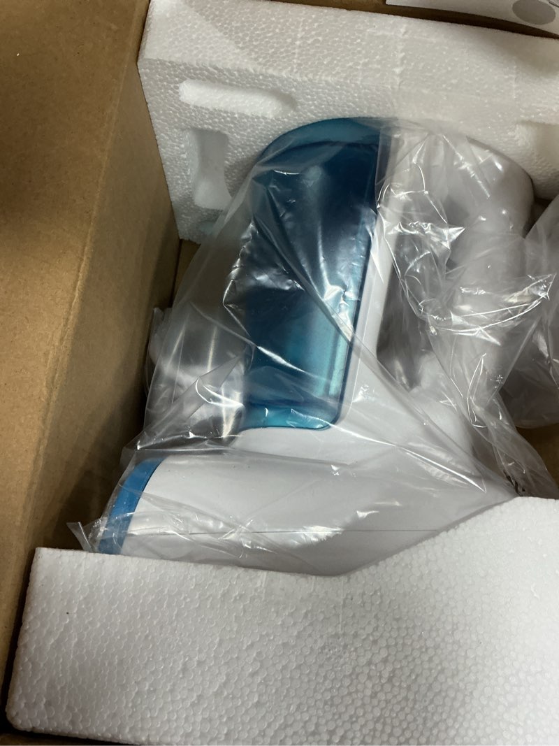 Condition photo showing New/Like New for Bear Steamer for Clothes, 1300W Powerful Fast-Heating Handheld Garment and Clothes Steamer with Large 230ml Tank, Auto-Off Safety, Includes Brush, Perfect for Home and Travel Wrinkle Removal Blue