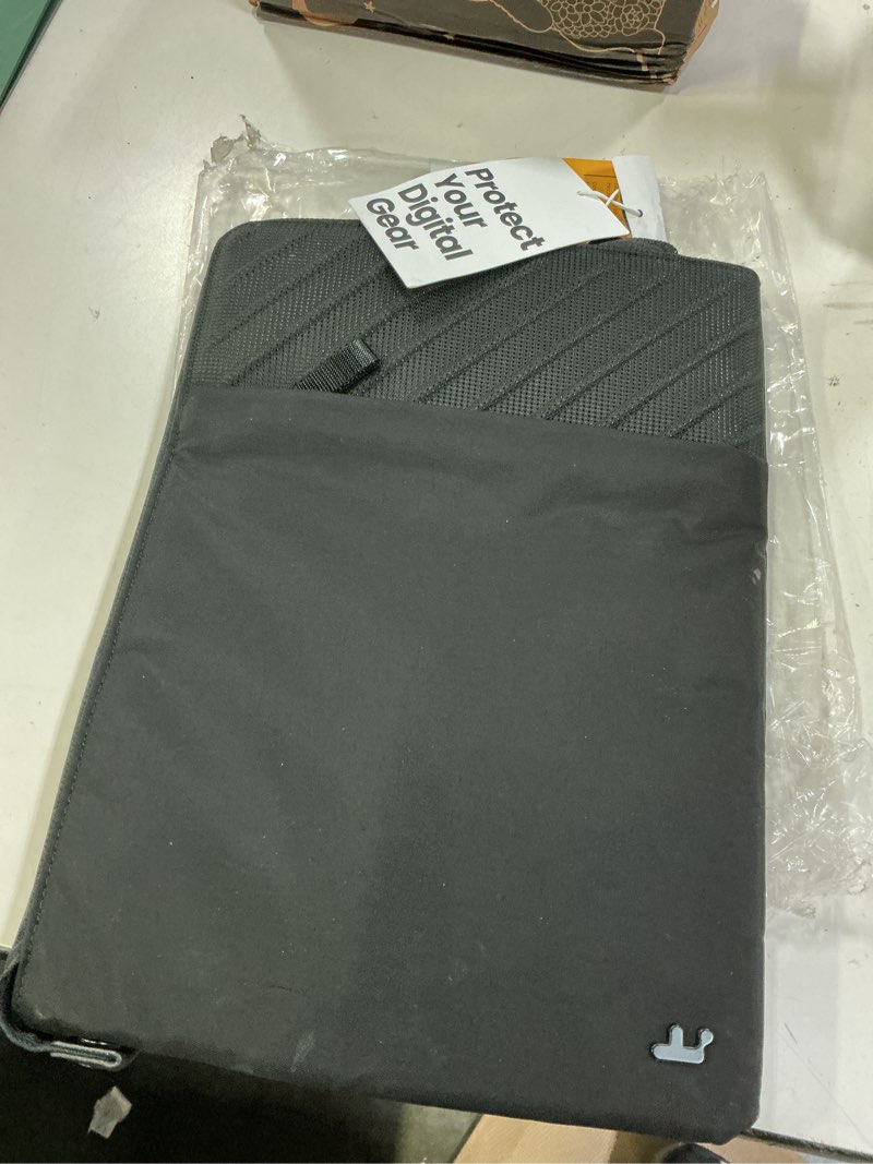 Condition photo showing New/Like New for tomtoc slim laptop sleeve for 14-inch new macbook pro m5 pro/max (2026) a3426 a3427 a3434, m4/m3/m2/m1 a3112 a3401 a3185 a2992, water-resistant macbook case for 13.8" surface laptop, minimalist design black - pro 14-inch for new macbook pro