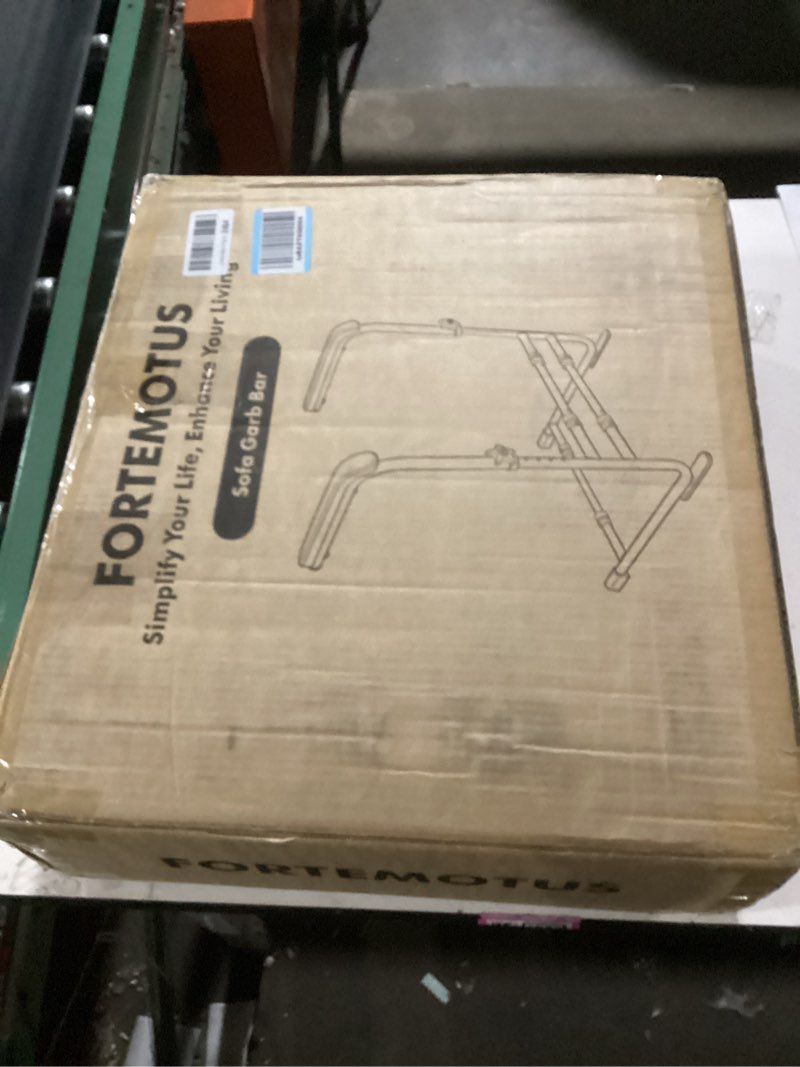 Condition photo showing New/Like New for fortemotus step stool with handle - heavy duty 2 step stool for adults elderly, holds up to 450 lbs, black