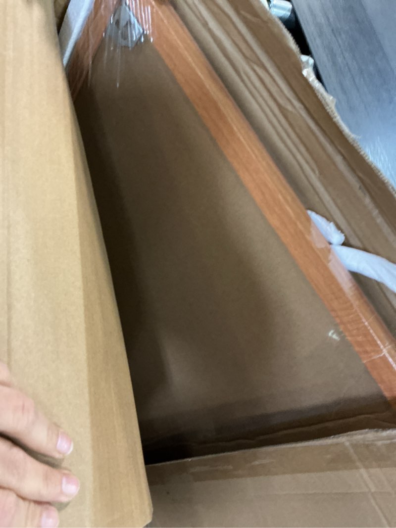 Condition photo showing Good Condition for Board2by Cork Board Bulletin Board 30 x 42, Oak Framed 4x3 Corkboard, Office Board for Wall Decor, Large Wall Mounted Notice Pin Board with 15 Push Pins for School, Home & Office 1 Pack 30" x 42"