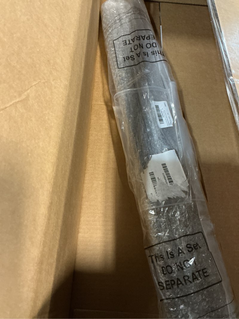 Condition photo showing New/Like New for Blulu 4 Pcs 30" L X 2" W C Channel Steel Support Metal Support Bracing Hidden C Bracket for Table Top Live Edge Slab Woodworking, Black Coat Finish 30"L X 2"W 4