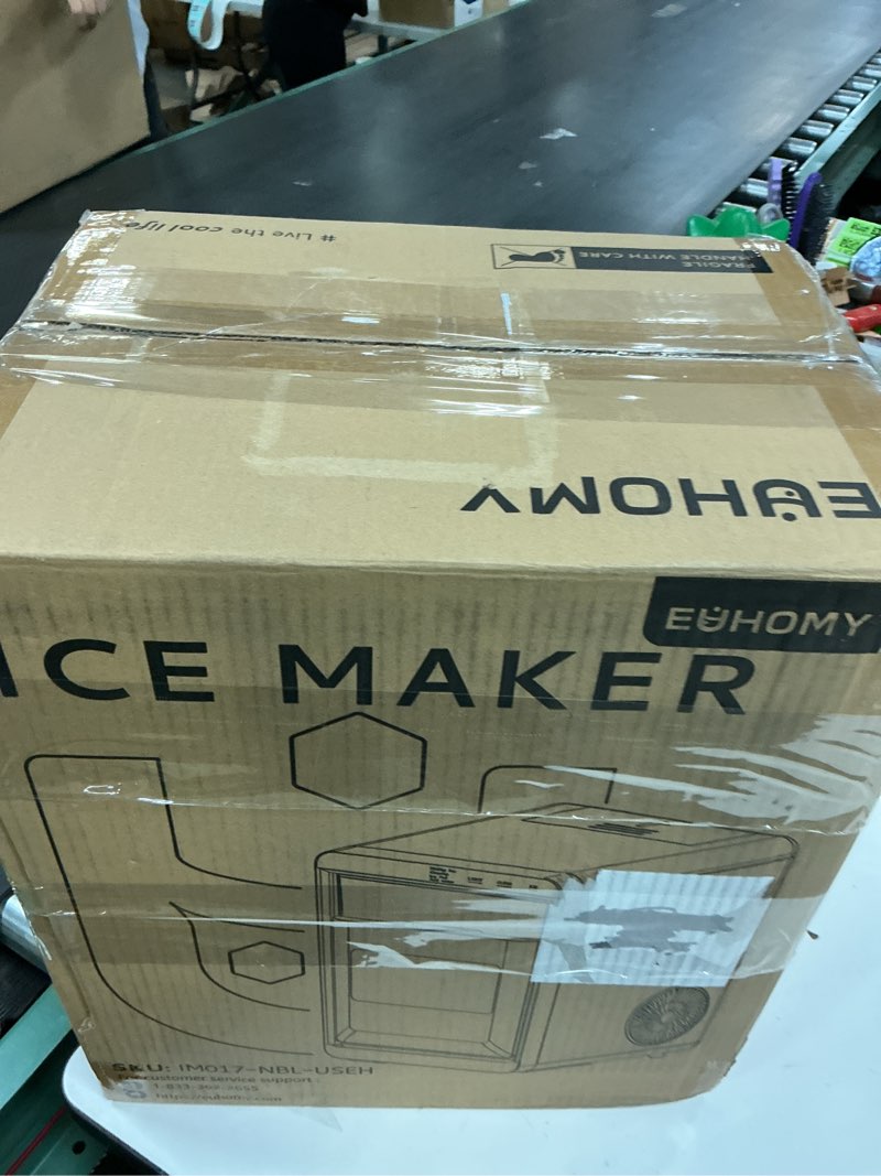 Condition photo showing As Is for EUHOMY Nugget Ice Maker Countertop, 40Lbs/24H Pebble Ice Maker Machine, Self-Cleaning Countertop Son