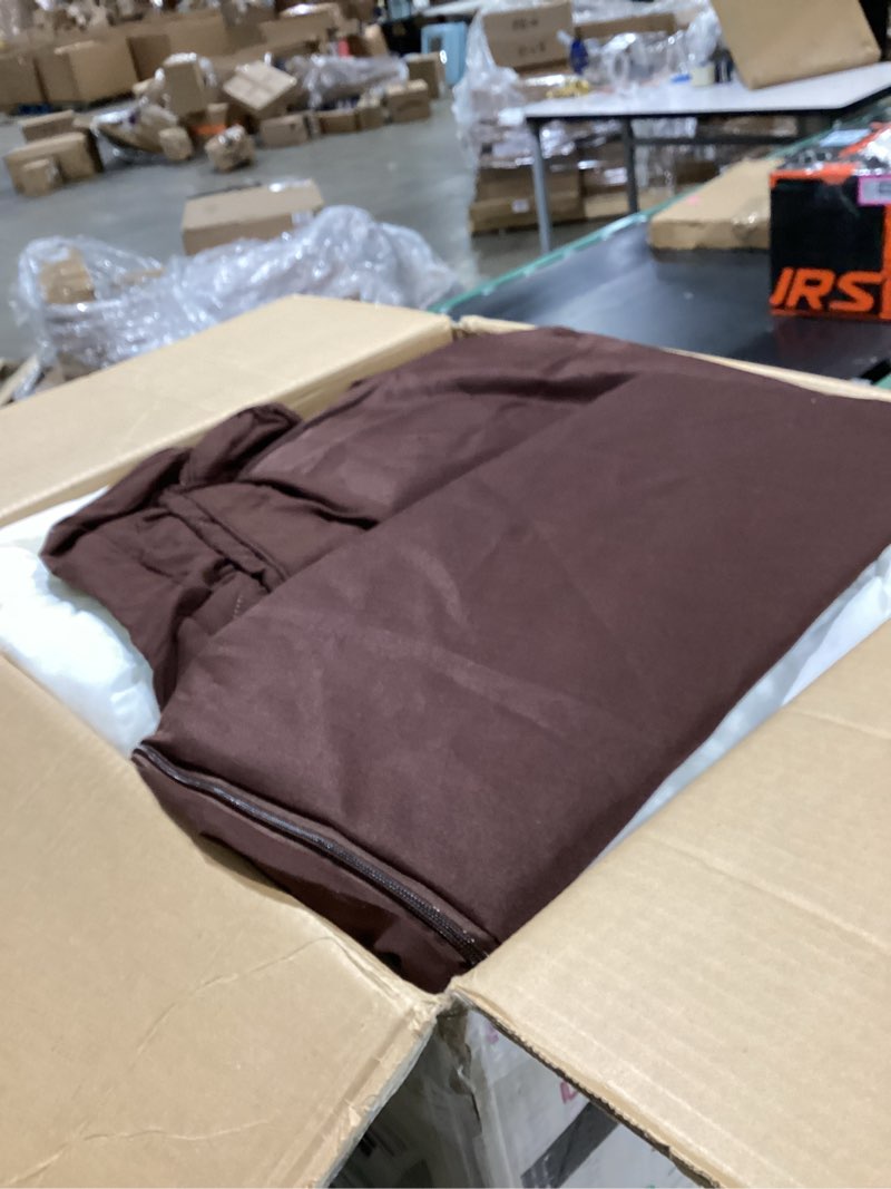 Condition photo showing New/Like New for furhaven classic sofa orthopedic dog bed for large dogs with orthopedic egg crate with a solid orthopedic foam base for joint support, removable washable cover, jumbo xl, quilted sofa, coffee jumbo coffee