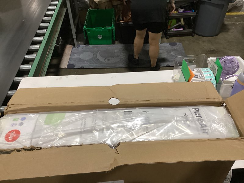 Condition photo showing Good Condition for beautyrest silver pureair two-stage crib and toddler mattress – greenguard gold, removable/machine washable cover, breathable cover & core with stain release, moisture wicking technology, white/green