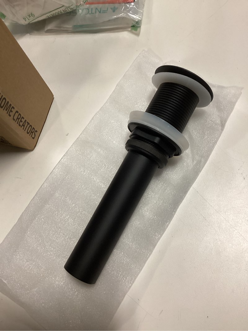 Condition photo showing Good Condition for KES Bathroom Sink Grid Drain Without Overflow, Faster Drainage Anti-Clog Design, Matte Black Vanity 