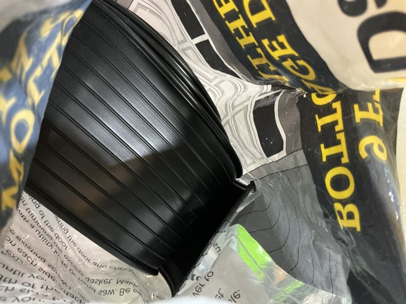 Condition photo showing As Is for wayne dalton 9-ft x 3-in x 0.6 mils black vinyl garage weatherstrip