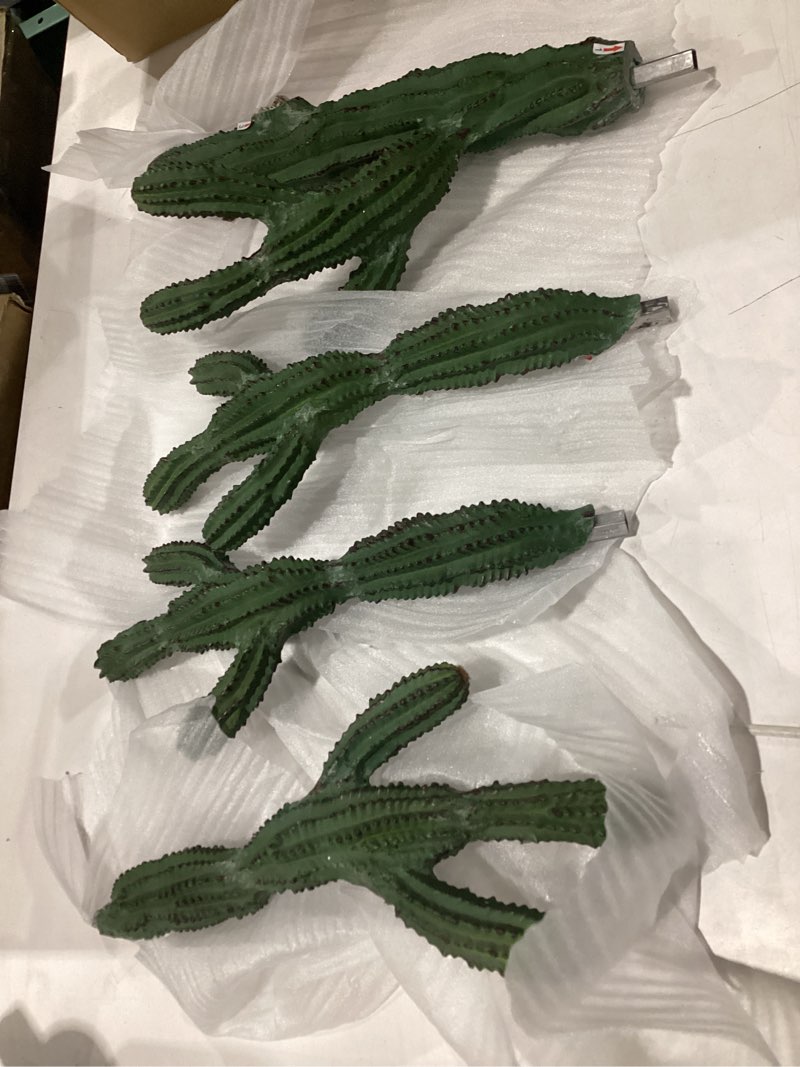 Condition photo showing Good Condition for artificial cactus 36inch faux cacti fake saguaro plants for indoor outdoor home office garden decor 36inches