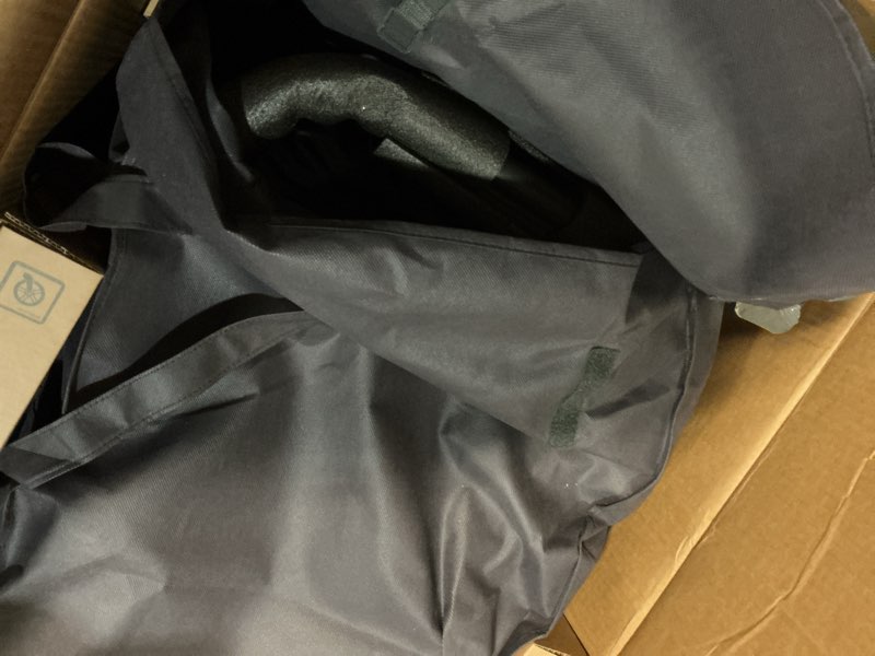 Condition photo showing Good Condition for uppababy vista v3 stroller - full-size single-to-double stroller system - toddler seat, bug shield, rain shield, and storage bag included - jake (charcoal/carbon frame/black leather) vista v3 stroller jake (charcoal)
