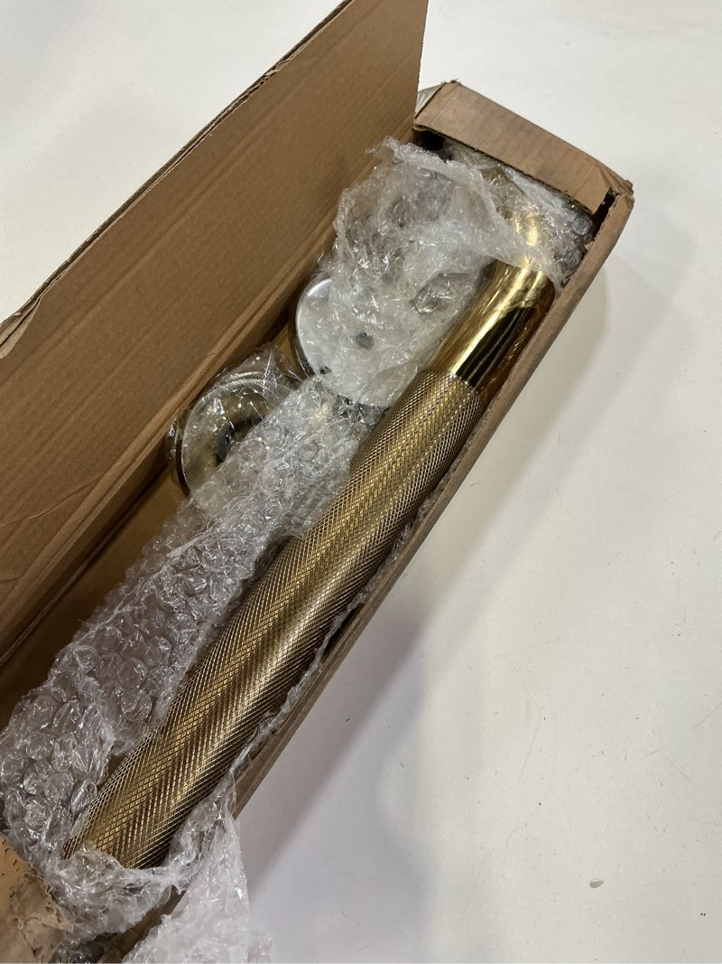 Condition photo showing Good Condition for 36 Inch Anti Slip Shower Grab Gold, Munzong Bathroom Grab Bar, Knurled Bathroom Balance Bar,Safety Hand Rail Support Handicap Elderly Injury Senior Assist Bath Handle 36 Inch Gold
