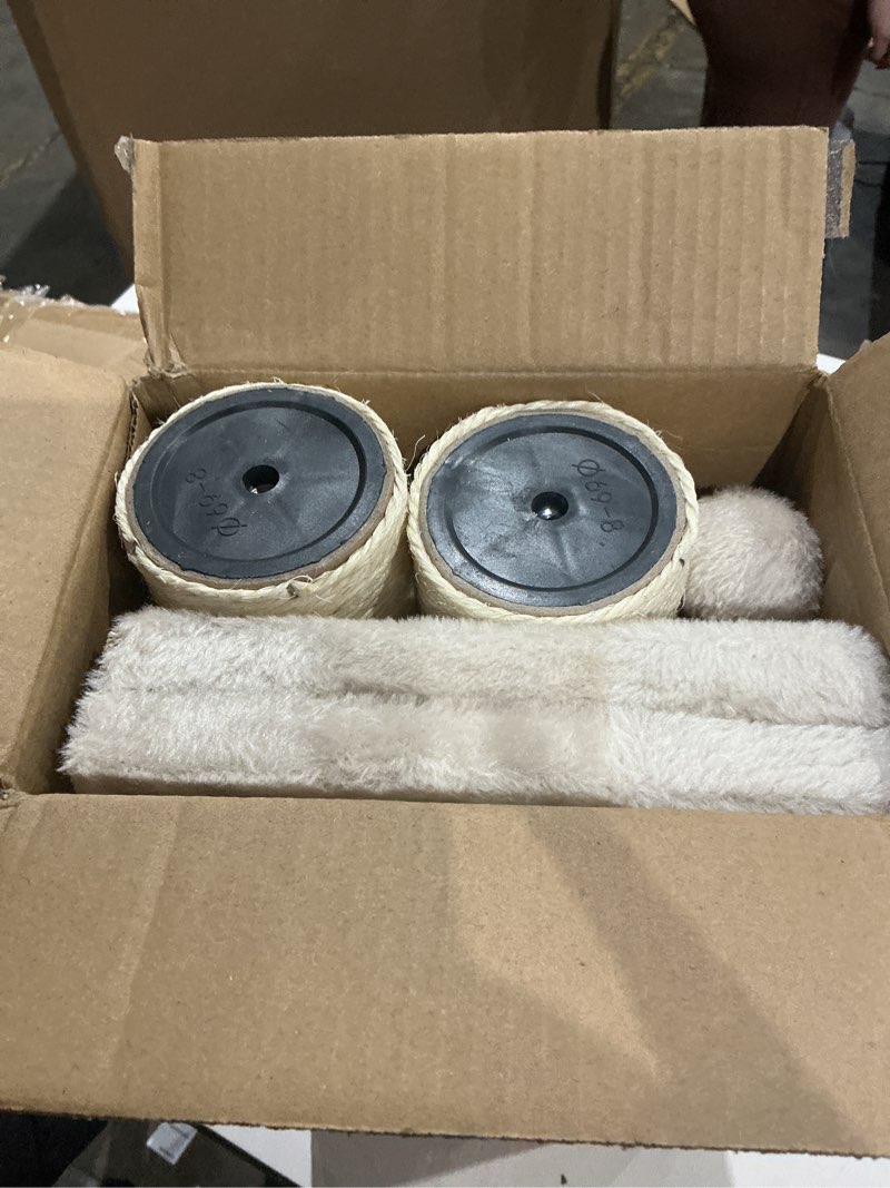 Condition photo showing Good Condition for mecool 34” tall cat scratching post premium basics kitten scratcher sisal scratch posts trees with hanging ball for indoor cats, beige 34 inches for adult cats beige