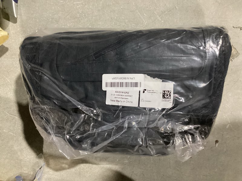 Condition photo showing Good Condition for MATEIN 15.6 Inch Backpack for Men Women, 20 L Personal Item Casual Backpack Airline Approved, Water Resistant Laptop Computer Backpack with Multiple Organized Pockets, Black Black 15.6 Inch