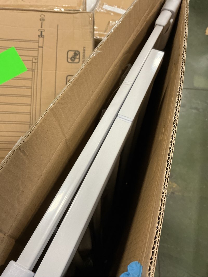 Condition photo showing Good Condition for Cumbor 36" Extra Tall Baby Gate for Stairs, 29.7-48" Wide Dog Gates for Doorways, Auto Close Safety Gate for Babies and Pets, Easy Install, Pressure Mounted, Fits Doorways, Stairs, Entryways, White White 29.7-48"W x 36"H