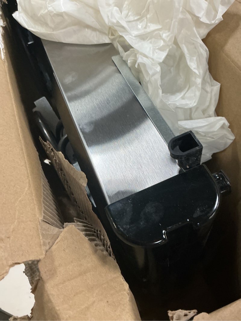 Condition photo showing As Is for Imusa USA GAU-80312US Electric Double Burner 1750-Watts, Stainless Steel, Silver Stainless Steel Electric Double Burner Double