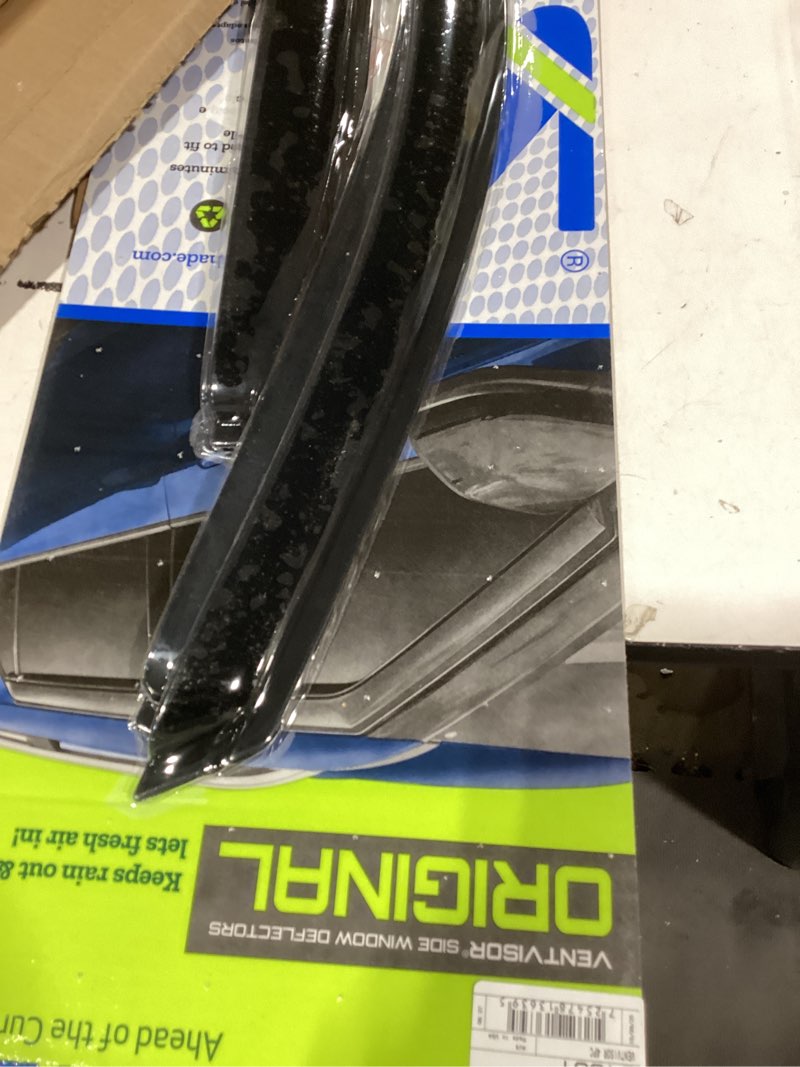 Condition photo showing New/Like New for Auto Ventshade [AVS] Outside Mount Rain Guards for 2015 - 2020 Cadillac Escalade/Chevrolet Tahoe/GMC Yukon | Window Vent Visors, 4 pcs. - Smoke | 94531 Outside Mount - Smoke