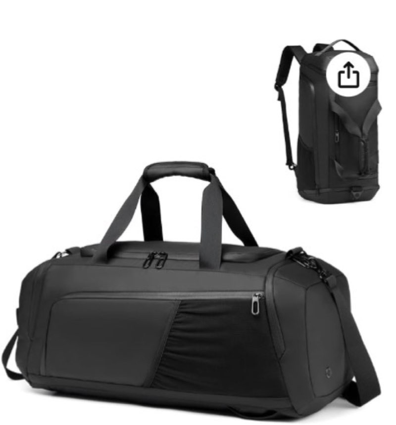 gym bag for men with shoes compartment - 40l duffle bag for travel with wet pocket & laptop compartment,waterproof carry on sports bags gym backpack with water bottle holder