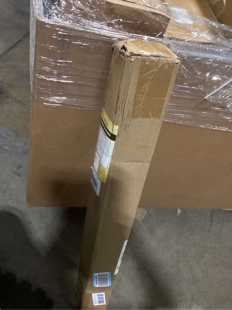Condition photo showing Good Condition for no tools no drill cordless roman shades for indoor windows 100% blackout, for window size 33" w × 48" h white white 33" w × 48" h