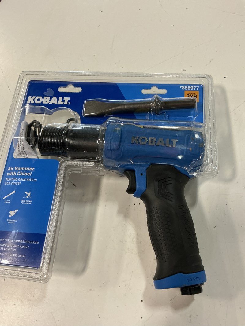 Condition photo showing Good Condition for kobalt air hammer with chisel