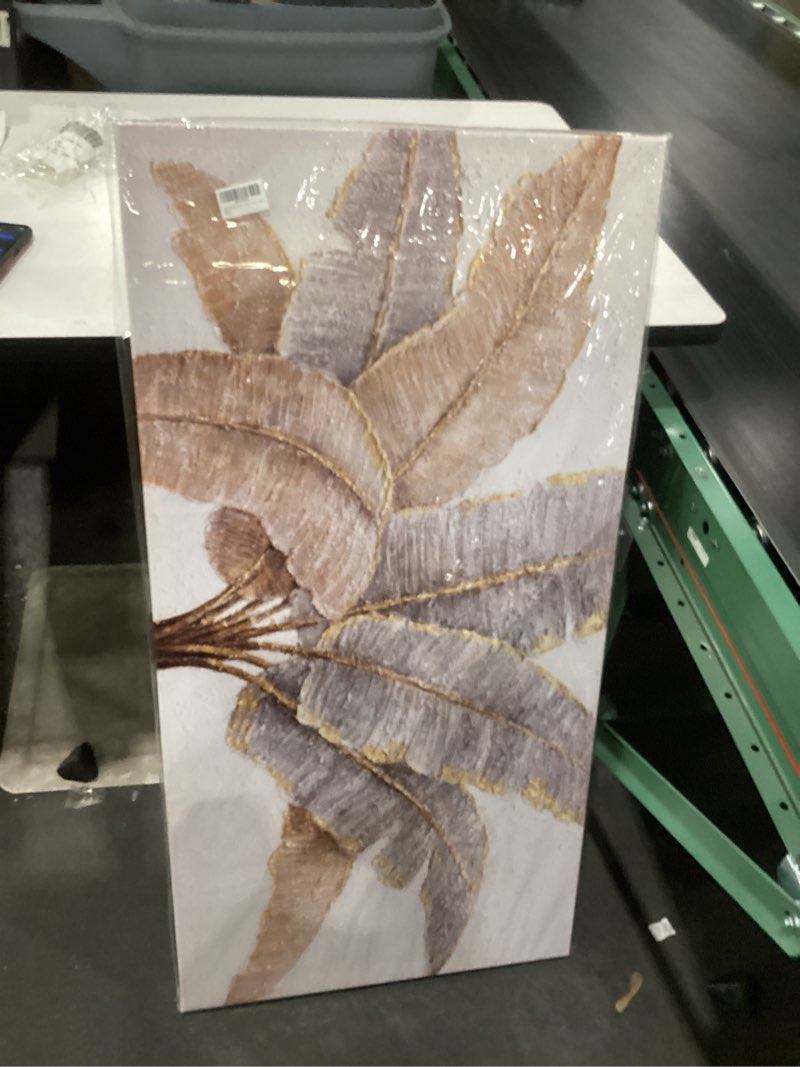 CHUDANHAO Gold Leaves Wall Art Vintage Botanical Art Pictures for Wall Decor Grey Wall Prints Gold L